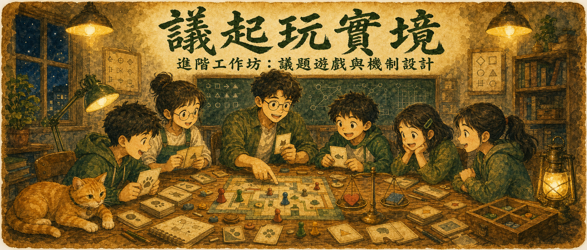 議起玩實境 — 進階工作坊：議題遊戲與機制設計