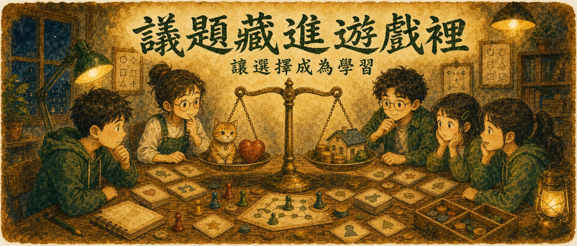議題藏進遊戲裡：讓選擇成為學習