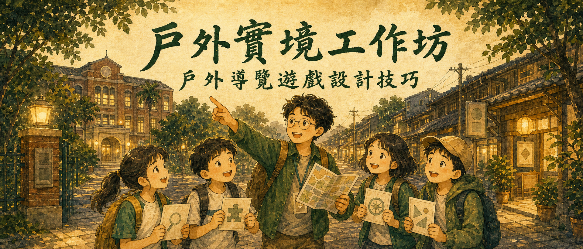 戶外實境工作坊 — 戶外導覽遊戲設計技巧