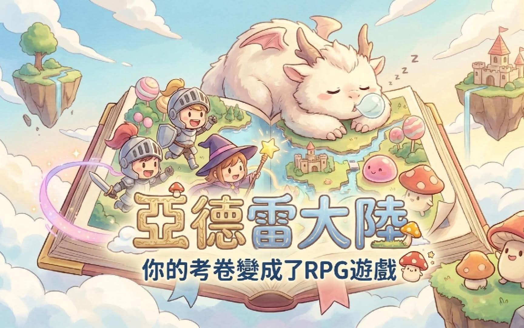 亞德雷大陸答題 RPG 示範網站